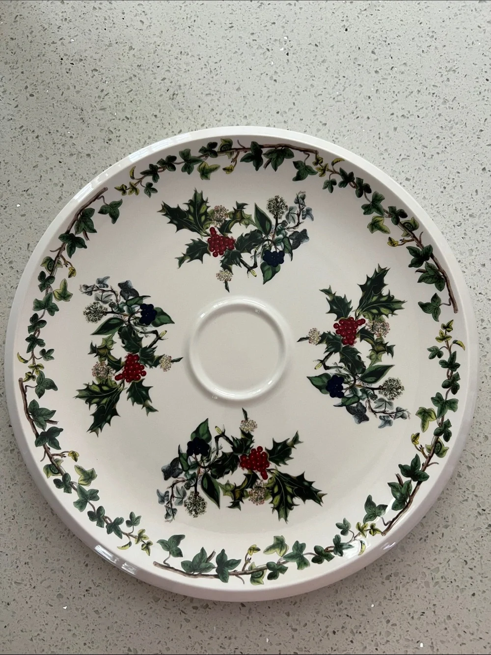 Portmeirion The Holly & The Ivy Festive Chip Plate